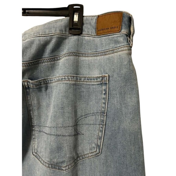 American Eagle Baggy Super High Rise Wide Leg Jeans Size 20 Denim Stretch Y2K - Picture 7 of 7